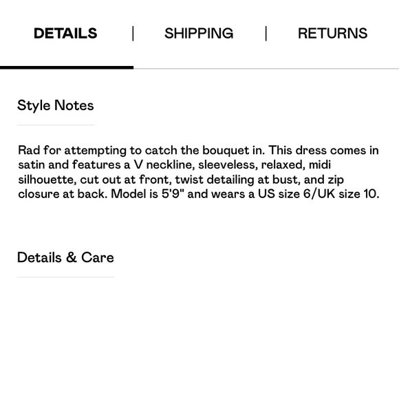 NWT—Twist Front Satin Midi Slip Dress—Nasty Gal - Picture 5 of 5